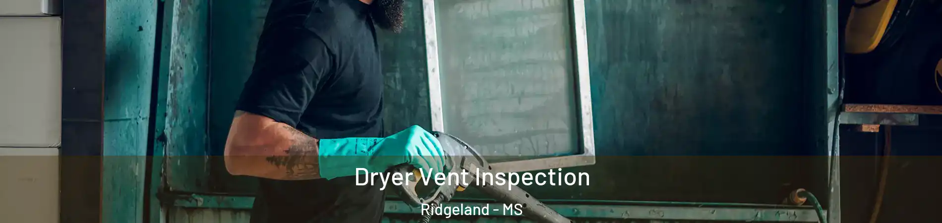  Dryer Vent Inspection Ridgeland - MS