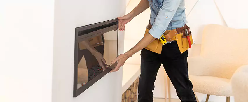 Metal Fireplace Installation in Ridgeland, Mississippi