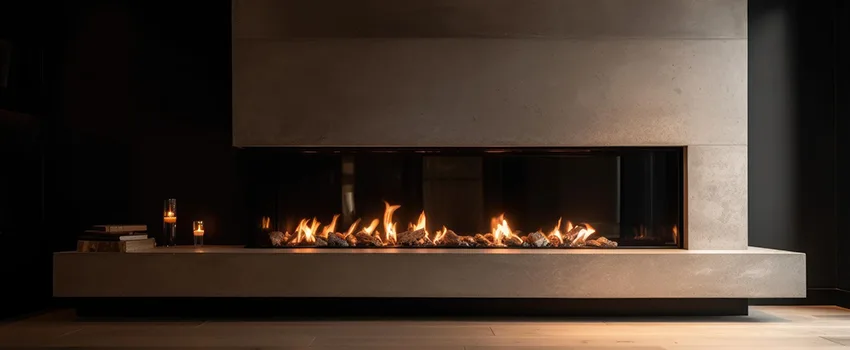 Gas Fireplace Ember Bed Design Services in Ridgeland, Mississippi