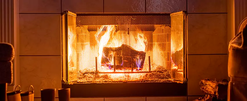 Mendota Hearth Landscape Fireplace Installation in Ridgeland, Mississippi