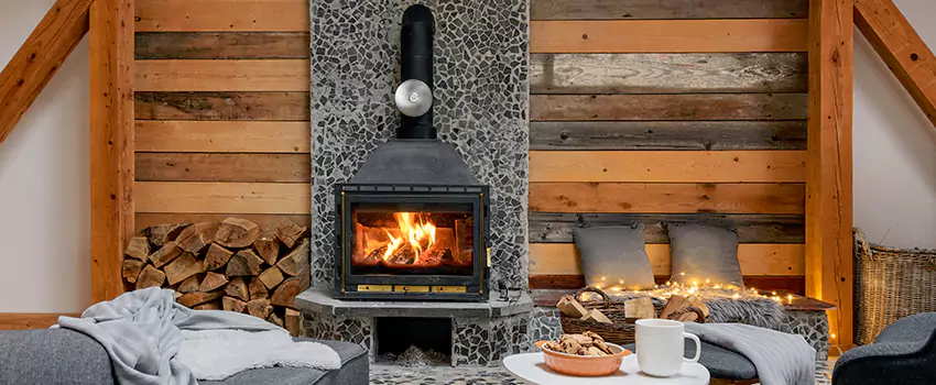 Thelin Hearth Products Direct Vent Gas Stove Fireplace Inspection in Ridgeland, Mississippi